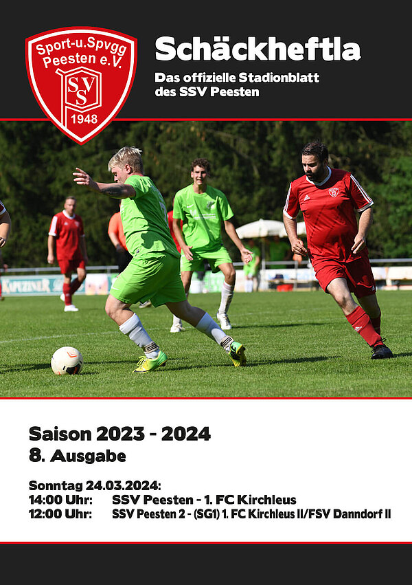 Ausgabe 8 - 24.03.2024 - SSV Peesten - 1. FC Kirchleus
